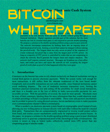 Bitcoin Whitepaper: Peer-to-peer sistem elektronskog novca