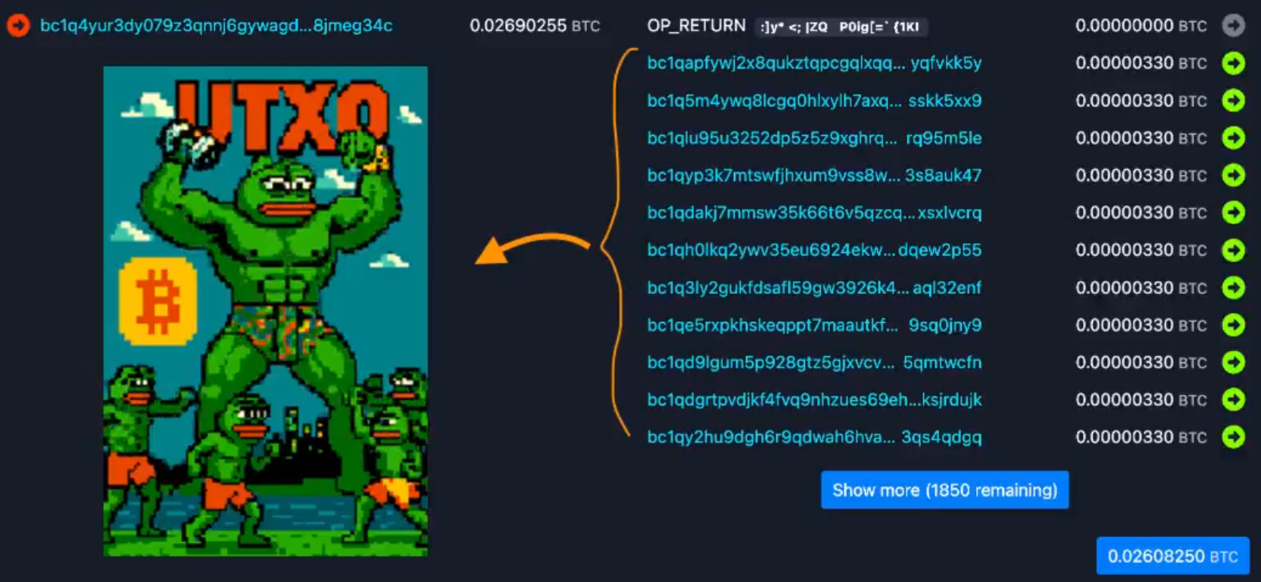 pepe meme utxo